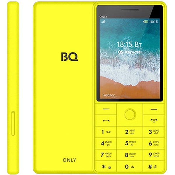 Телефон BQ-Mobile BQ-2815 Only (желтый)
