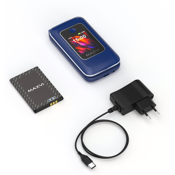 Мобильный телефон Maxvi E15 (синий)