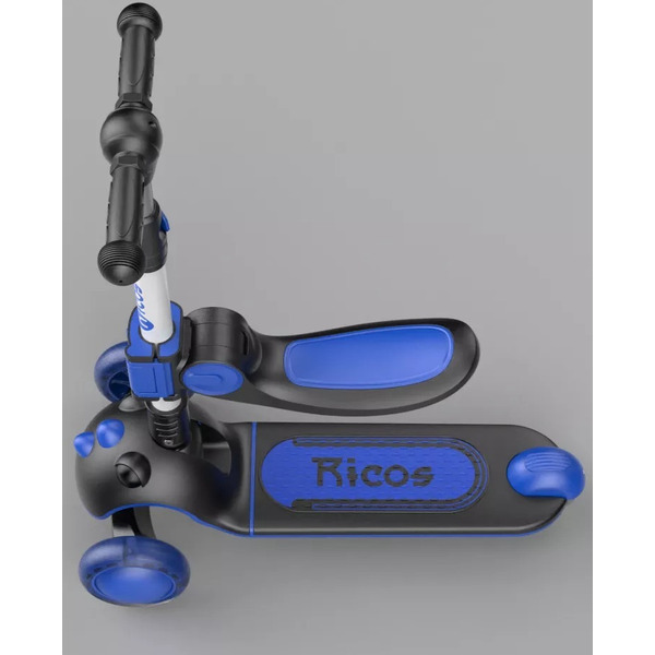 Самокат детский Ricos Dino KB108 (синий)