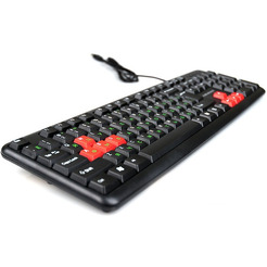 Клавиатура Nakatomi KN-02U Black-Red