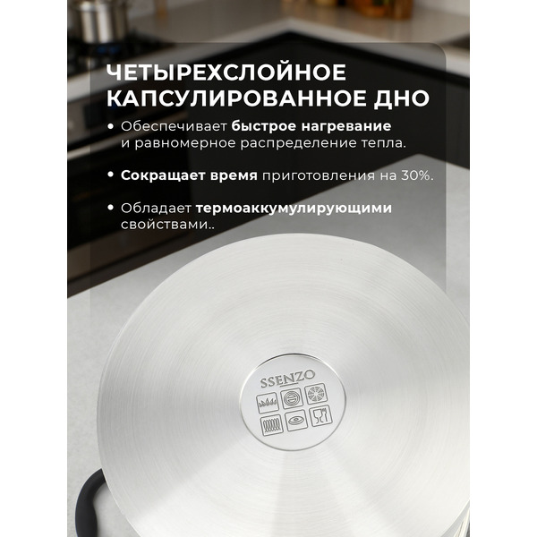 Набор посуды Ssenzo SSNZ-10D3S