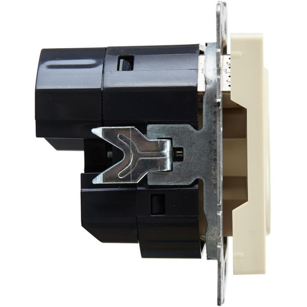 Розетка IEK Brite BR-R14-16-U21-D21-K10