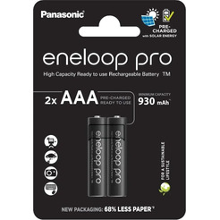 Аккумулятор Panasonic Eneloop Pro AAA BK-4HCDE/2CP (2 шт)