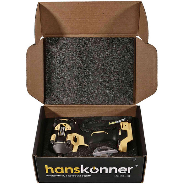 Гайковерт Hanskonner HCD20420BL (без АКБ и ЗУ)