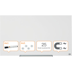 Магнитно-маркерная доска NOBO Diamond Glass Board Magnetic 1905176