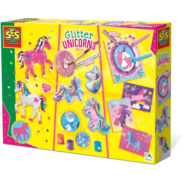 Термомозаика SES Creative Блестящие единороги 14719