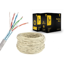 Кабель UTP Gembird FPC-5004E-SO FTP 5E медь 305m экранированный (solid wire)