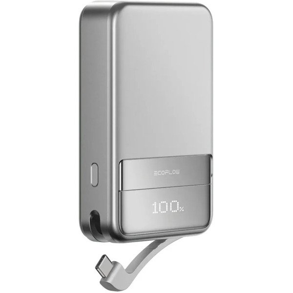 Внешний аккумулятор EcoFlow Rapid Magnetic 10000mAh (серебристый)