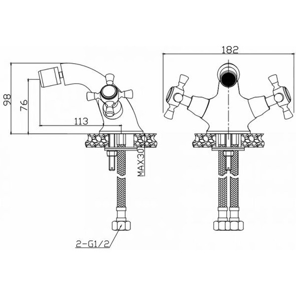 Смеситель AV Engineering AVQNM2-A331-290