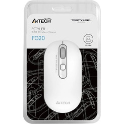 Мышь A4TECH Fstyler FG20 (белый)