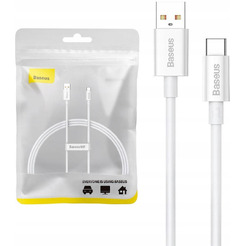 Кабель Baseus Superior Series Fast Charging USB Type-A - USB Type-C (1 м, белый)