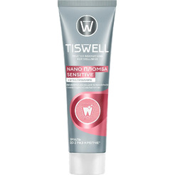 Зубная паста TISWELL Реминерализующая отбеливающая наногидроксиапатит для чувствительных зубов, 110 г