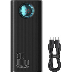 Внешний аккумулятор Baseus Amblight Digital Display Fast Charge Power Bank 65W 26800mAh P10022402113-00 (черный)