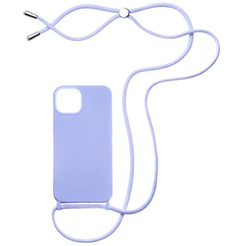 Бампер Bingo Lanyard для Apple iPhone 13 (фиолетовый)