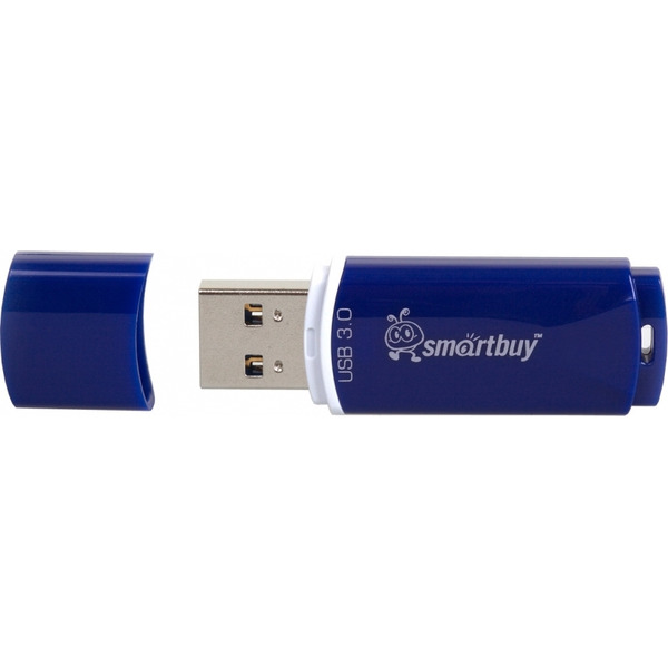 Флеш-накопитель SMARTBUY Crown Blue 64GB (SB64GBCRW-Bl)