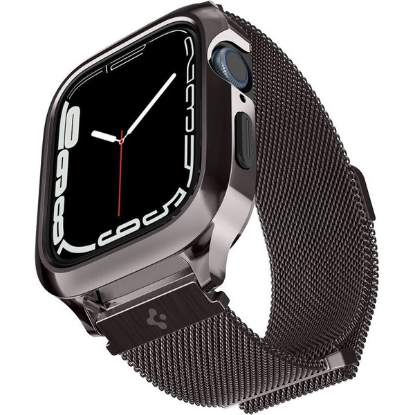 Ремешок с чехлом SPIGEN METAL FIT PRO для APPLE WATCH GRAPHITE ACS04585