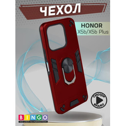 Бампер Bingo Warrior для HONOR X5b/X5b Plus Красный
