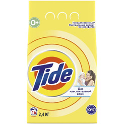 Стиральный порошок д/чувствительной кожи TIDE Автомат 2.4кг (16 стирок)