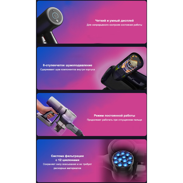 Пылесос Dreame Cordless Vacuum Cleaner V12