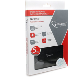 Бокс для HDD 2.5" GEMBIRD EE2-U3S-5