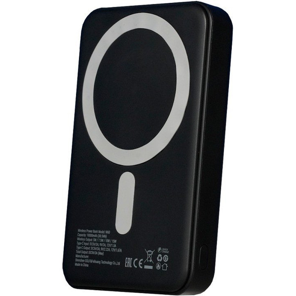 Внешний аккумулятор Roome MagCity W60 RMMGC10K 10000mAh Magnetic Wireless (черный)