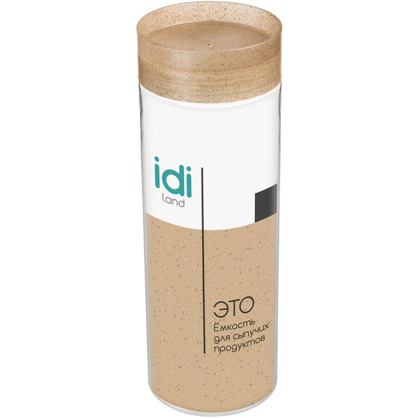 Емкость для сыпучих продуктов IDILAND Palermo 221116201/02 (бесцветный)