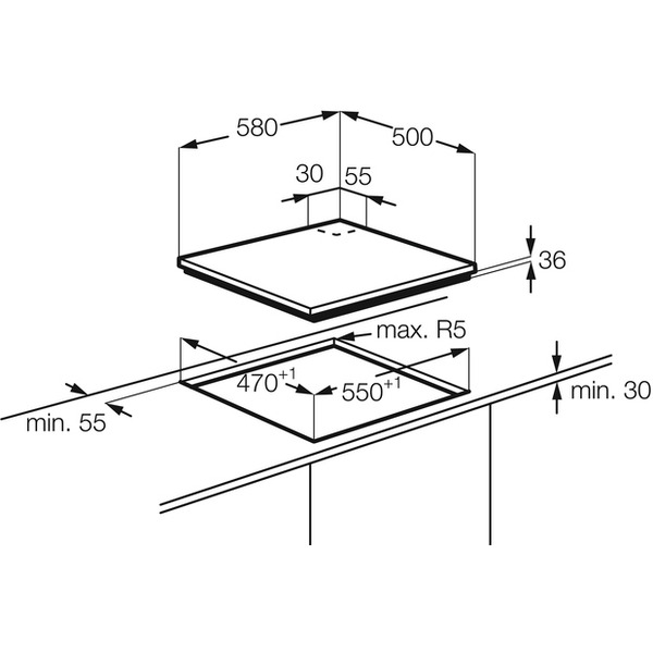 Варочная поверхность Zanussi ZGG62414WA