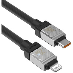 Кабель Baseus CoolPlay Series USB Type-C - Lightning (2 м, черный)