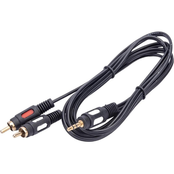Кабель REXANT 3.5 мм - 2RCA 1.5м 06-3004