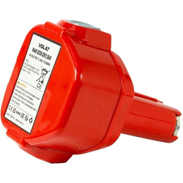 Аккумуляторная батарея VOLAT для Makita 12V 1.3AH (Ni-Cd) MAK-1233