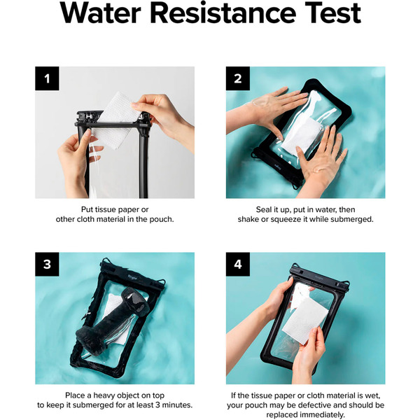 Чехол водонепроницаемый универсальный Ringke Floating Waterproof Pouch