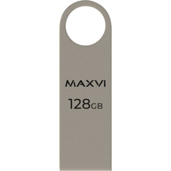 USB флеш Maxvi MK 128GB FD128GBUSB20C10MK (серебристый)
