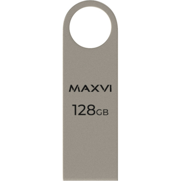USB флеш Maxvi MK 128GB FD128GBUSB20C10MK (серебристый)
