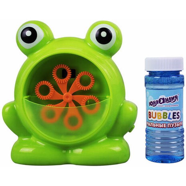 Машинка для пускания мыльных пузырей Юнландия Лягушонок 664481