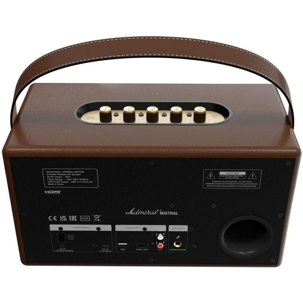 Портативная беспроводная Admiral Mistral (коричневый)