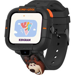 Часы-телефон ELARI KIDPHONE Маша и Медведь KP-MB-BLK
