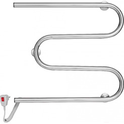 Полотенцесушитель Ростела М-образный 50x40 (кабель с кнопкой, левый)