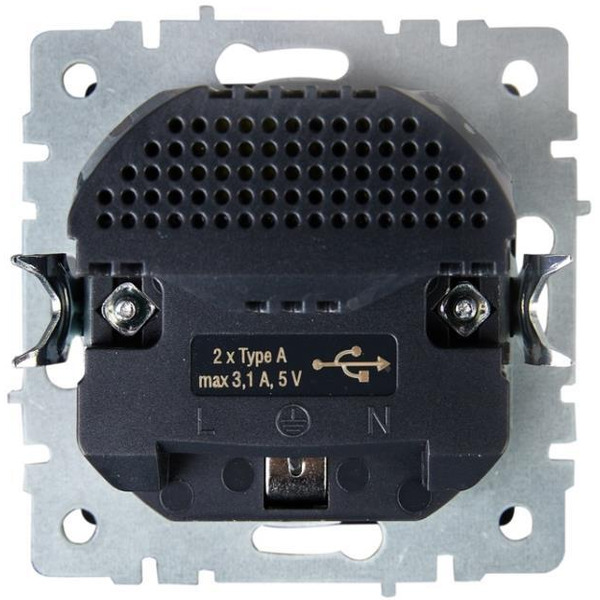 Розетка IEK Brite BR-R14-16-U21-D31-K02