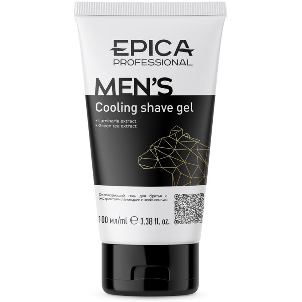 Охлаждающий гель для бритья EPICA Professional Men's 100 мл