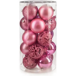 Набор новогодних шаров Ausini VT25-04005-7