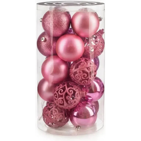 Набор новогодних шаров Ausini VT25-04005-7