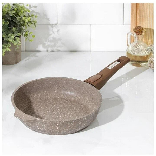 Сковорода Мечта Гранит M22806 (коричневый)