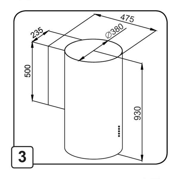 Вытяжка MAUNFELD Lee Side (C) 39 (белый)
