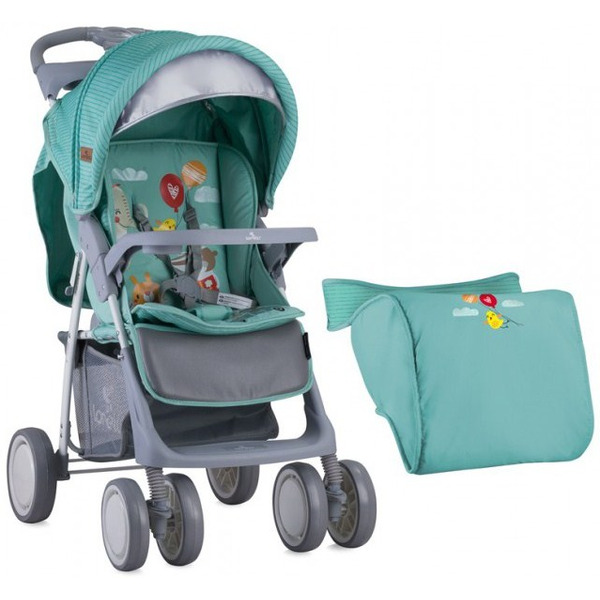Коляска LORELLI Foxy Green Happy Animals