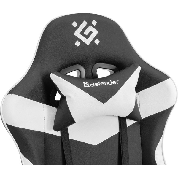 Игровое кресло Defender Urana черный/белый (64058)