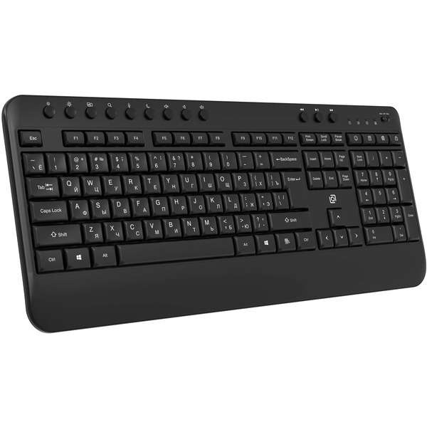 Клавиатура Оклик K257W (черный)