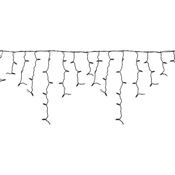 Гирлянда светодиодная NEON-NIGHT 255-235 Бахрома 128 LED БЕЛЫЙ