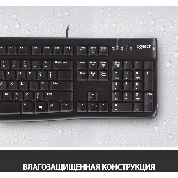 Клавиатура LOGITECH K120 (L920-002506)