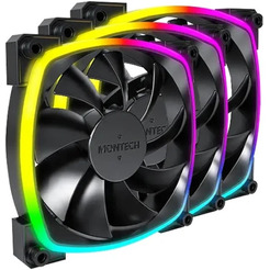 Вентилятор для корпуса Montech AX120 PWM BLACK 3 IN 1