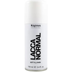 Лак для волос KAPOUS Lacca Normal нормальной фиксации без фреона, 100 мл